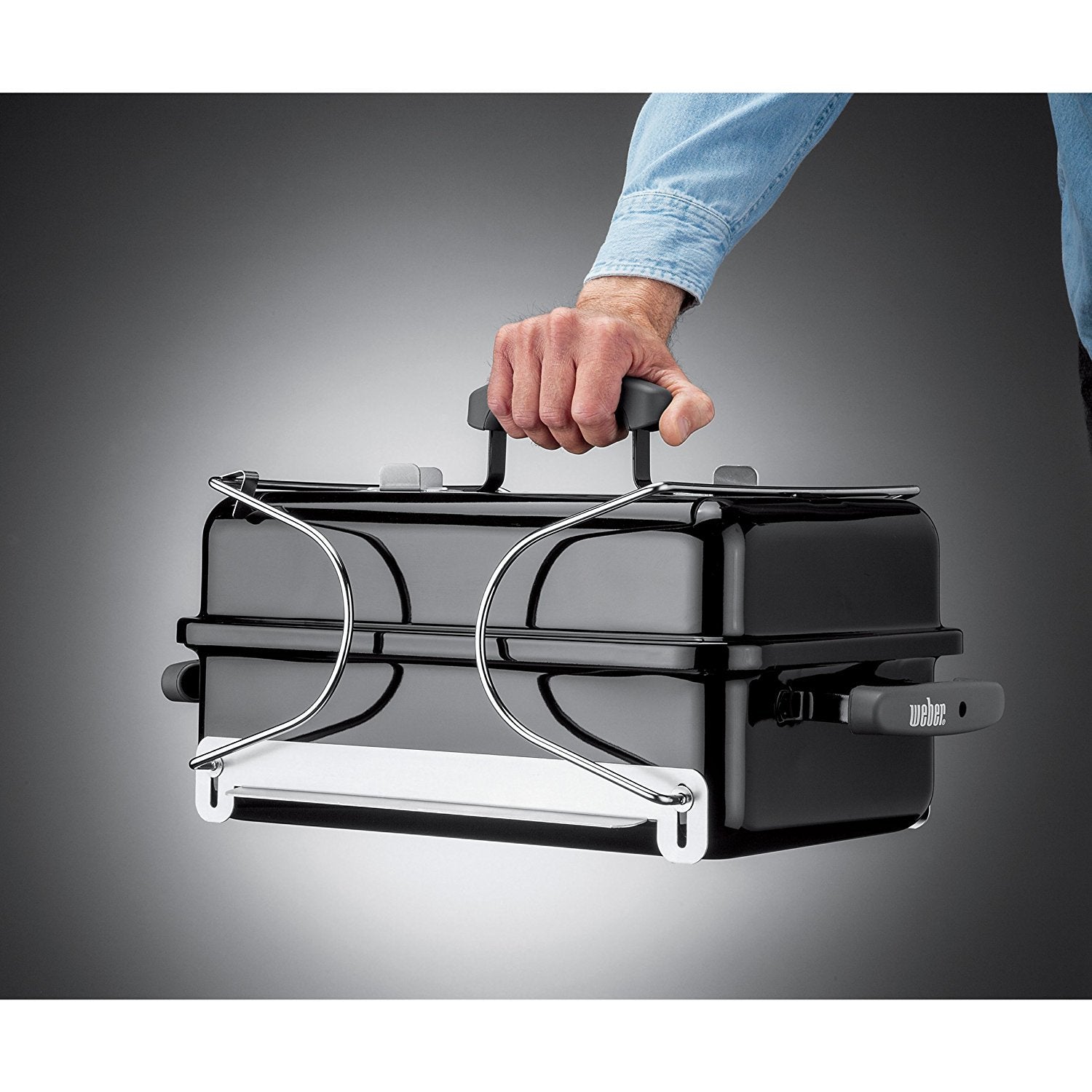 Weber Go-Anywhere Free Standing Charcoal Grill-Black
