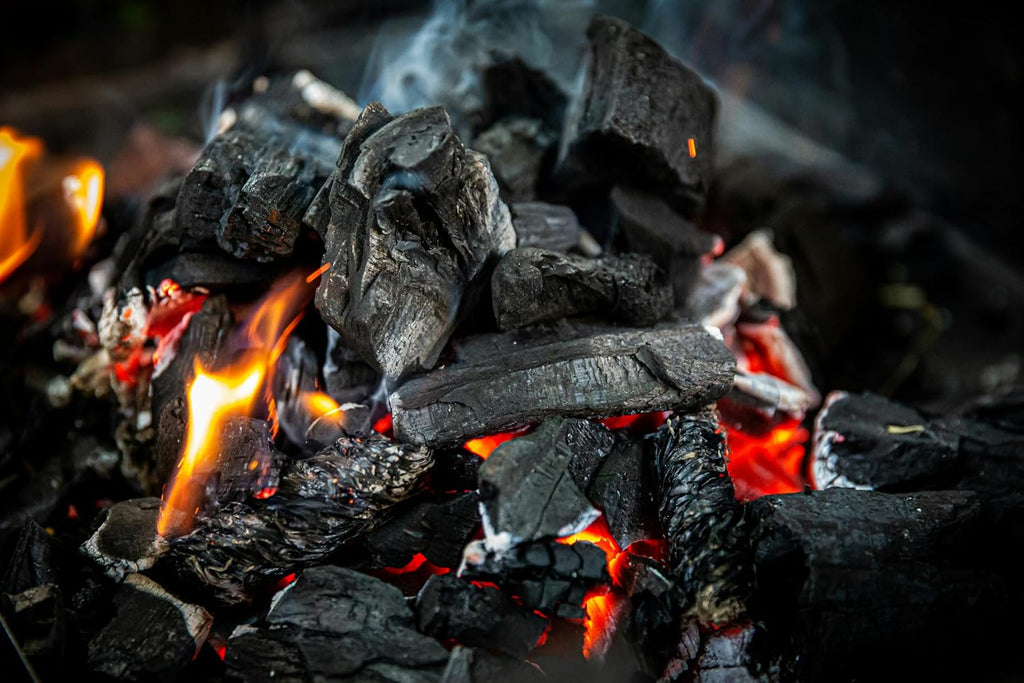 Karbix Natural Wood Charcoal Cooking Coal for Smoking Food Barbeque-Grilling-Cooking-Broiling-Long Burning Coal for Home,Kitchen & Garden 500gm